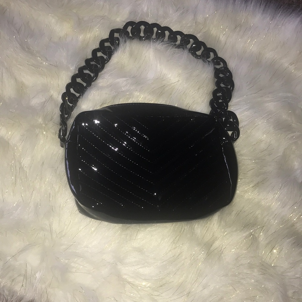 Black Quilted Handbag